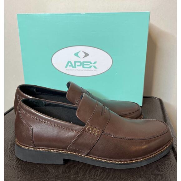 APEX Men\'s Strap Loafer Lexington - Brown - New in Box main image 4